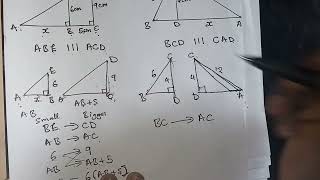 ECZ Similarity and Congruency Grade 9 Finding sides [upl. by Anohsal]