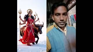 Leke Puja ki thali jot man mein jaga Li meri ma matarani trendingreels shortviralvideosong short [upl. by Warthman]