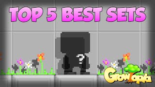 Growtopia  Top 5 Pro Sets MUST WATCH [upl. by Ycrep]