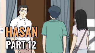 HASAN PART 12  Animasi Sekolah [upl. by Laud]