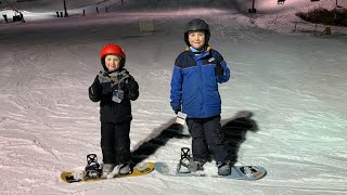 Teaching Kids to Snowboard  Tips amp Advise for Beginners [upl. by Akerdna]