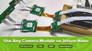 Global Shutter 18MP Camera Modules and Pi Camera V13 for Jetson Nano [upl. by Mehelhteb]