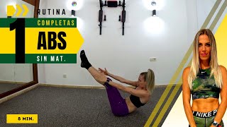 SACAR CUADRITOS ABDOMEN  Abdominales Completos 8 Minutos [upl. by Bremen529]