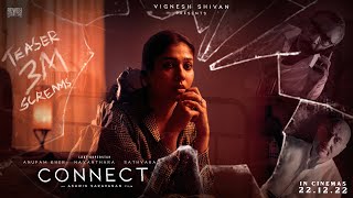 CONNECT  Official Teaser Nayanthara  Anupam Kher  Sathyaraj  Vignesh Shivan  Ashwin Saravanan [upl. by Petuu]