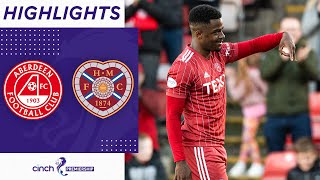 Aberdeen 20 Hearts  Luis Lopes Shines as the Dons Leapfrog Hearts into Fourth  cinch Premiership [upl. by Krystalle]