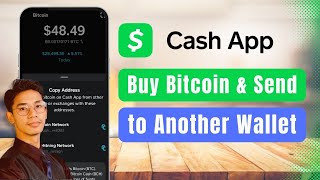 How To Buy Bitcoin On Cash App And Send To Another Wallet  Step By Step [upl. by Airelav205]