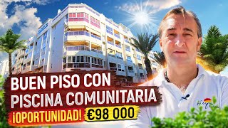 Pisos en España Buen piso en Torrevieja con piscina comunitaria Piso para vivir o invertir [upl. by Ezarra865]