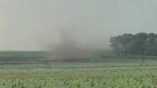 Storm chasers sustain direct hit from tornado June 29 2005 [upl. by Olegnaid445]