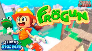 Frogun Gameplay  Zebras Arcade [upl. by Shane264]