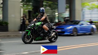 4K Kawasaki Z1000R  Ducati Corse  Harley Davidson  BMW  Big Bike Spotting in BGC 2 sportsbike [upl. by Shannan]