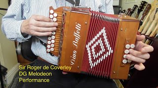 Sir Roger de Coverley  DG Melodeon Performance [upl. by Acinimod]