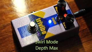 TriVibe from ROG DIY clone pedal  Bad Cat Hot Cat Amp [upl. by Hilliard]