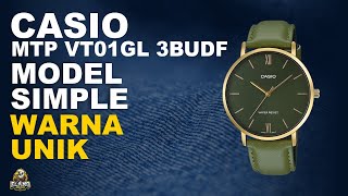 CASIO MTP VT01GL 3BUDF  JAM TANGAN CASIO MODEL SIMPLE WARNA UNIK TERBARU 2024 [upl. by Hcelemile980]