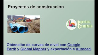 Cómo extraer curvas de nivel de google earth y global mapper [upl. by Busey]