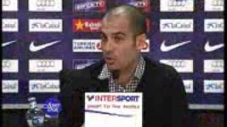 Pep Guardiola interview 09042010 [upl. by Barret]