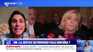 Il y a un acharnement sur des personnalités politiques   Laure Lavalette BFMTV [upl. by Kraft655]