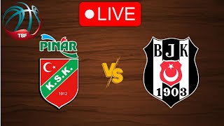 🔴 Live Pinar Karsiyaka vs Besiktas  Live Play By Play Scoreboard [upl. by Aidnis]