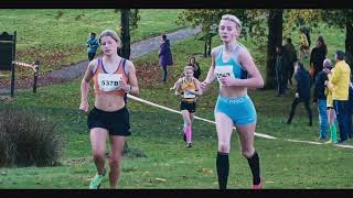 Highlights from Young Females race Lindsays National XC Relays 2024 by Lab Rat Productions [upl. by Adamek163]