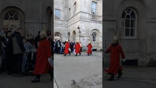 Royal Blues Royal Guards on duty shorts royalguards horseguardsparade london [upl. by Helbon]