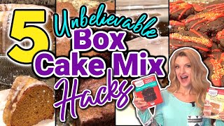 5 Brilliant BOX CAKE MIX RECIPES You MUST TRY  MouthWatering CAKE MIX HACKS You DONT WANNA MISS [upl. by Noevad]