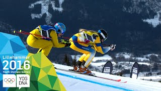 SkiSnowboard Cross  Germany win gold  Lillehammer 2016 Youth Olympic Games [upl. by Yxor]