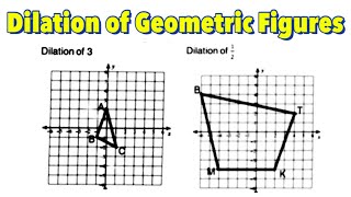 Dilation of Geometric Figures [upl. by Kcirret967]