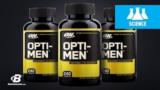 Optimum Nutrition OptiMen Multivitamin  ScienceBased Overview [upl. by Annawot]