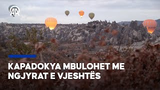 Kapadokya mbulohet me ngjyrat e vjeshtës [upl. by Tlevesor]