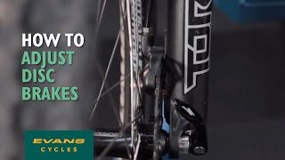 How to adjust disc brakes [upl. by Reivaz]