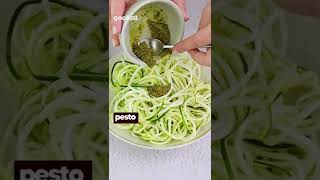 Zucchini spaghetti a light and quick recipe [upl. by Blunt]