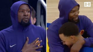 Kevin Durant Receives Tribute Video From Warriors [upl. by Eirak]