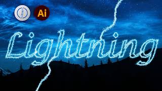 Create Stunning Lightning Effects in Adobe Illustrator StepbyStep Tutorial [upl. by Dannica]