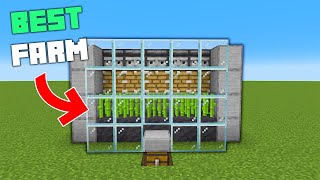 The FASTEST Sugarcane Farm in Minecraft [upl. by Gersham]