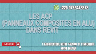 LES 02 TYPES DES PANNEAUX COMPOSITES EN ALU DANS REVIT [upl. by Fernas]