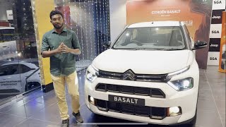 Citroën Basalt Mid variant  Plus Variant  Exclusive First Tamil Review citreon carscatalyst [upl. by Notyap]