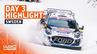 Day 3 Highlights  WRC Rally Sweden 2024 [upl. by Ottilie]