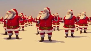 Santa Claus Dancing quotJingle Bell Rockquot Brenda Lee 1958 Topaz 2015 [upl. by Puduns]