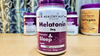 HealthyHey Melatonin Review  Best Melatonin Supplement  Sleep Supplement  Sleeping Pill [upl. by Yahsan644]