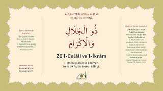 ZülCelâli velİkrâm celle celalûhu Esmâül Hüsnâ Şerhi 85  Abdullah Sert [upl. by Amory755]