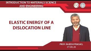 Elastic energy of a dislocation line [upl. by Chapnick19]