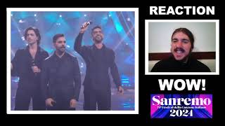 Il Volo  Capolavoro  Sanremo 2024 🇮🇹 REACTION [upl. by Ahseia]