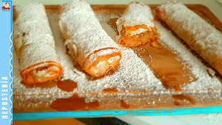 Strudel de manzana con masa filo fácil rápido y muy rico [upl. by Norma141]