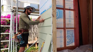 How to Level Timber Weatherboards Siding [upl. by Dnomde]