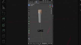 Blender 3d How to make a Candle 😤🌎🧩🕯️ blenderrender3d blender 3d blendermodeling [upl. by Aw]