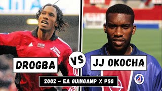 Drogba Vs Okocha 2002 Guingamp x PSG [upl. by Haeluj]