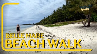 Beach walking on one of the longest beaches in Mauritius  Belle Mare Mauritius [upl. by Wie]