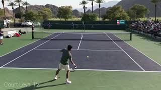 錦織圭とダニエル太郎の練習 インディアンウェルズ2019  Kei Nishikori  Court Level Practice wTaro Daniel  Indian Wells [upl. by Krongold]