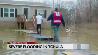 Tchula homeowners evacuated after properties get engulfed by lake [upl. by Stutman]