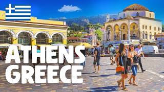 Athens Greece — Walking Tour 4K 🇬🇷 [upl. by Irb]