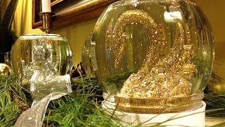 DIY Elegant Holiday Snow Globe [upl. by Ophelia]